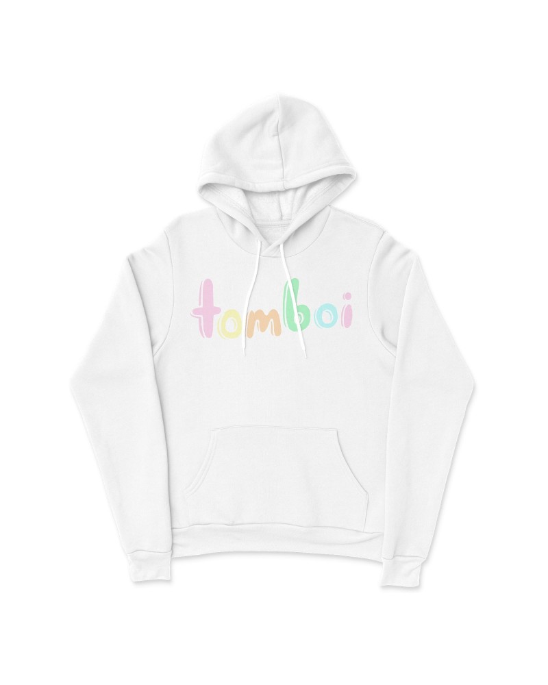 Tommy Boi Tomboi White Hoodie $9.35 Sweatshirts