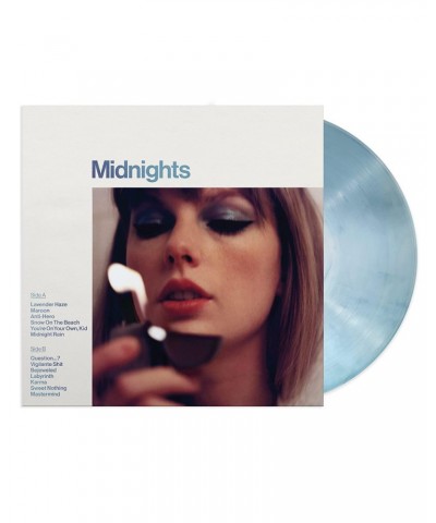 Taylor Swift Midnights (Moonstone Blue Edition) Vinyl Record $14.45 Vinyl