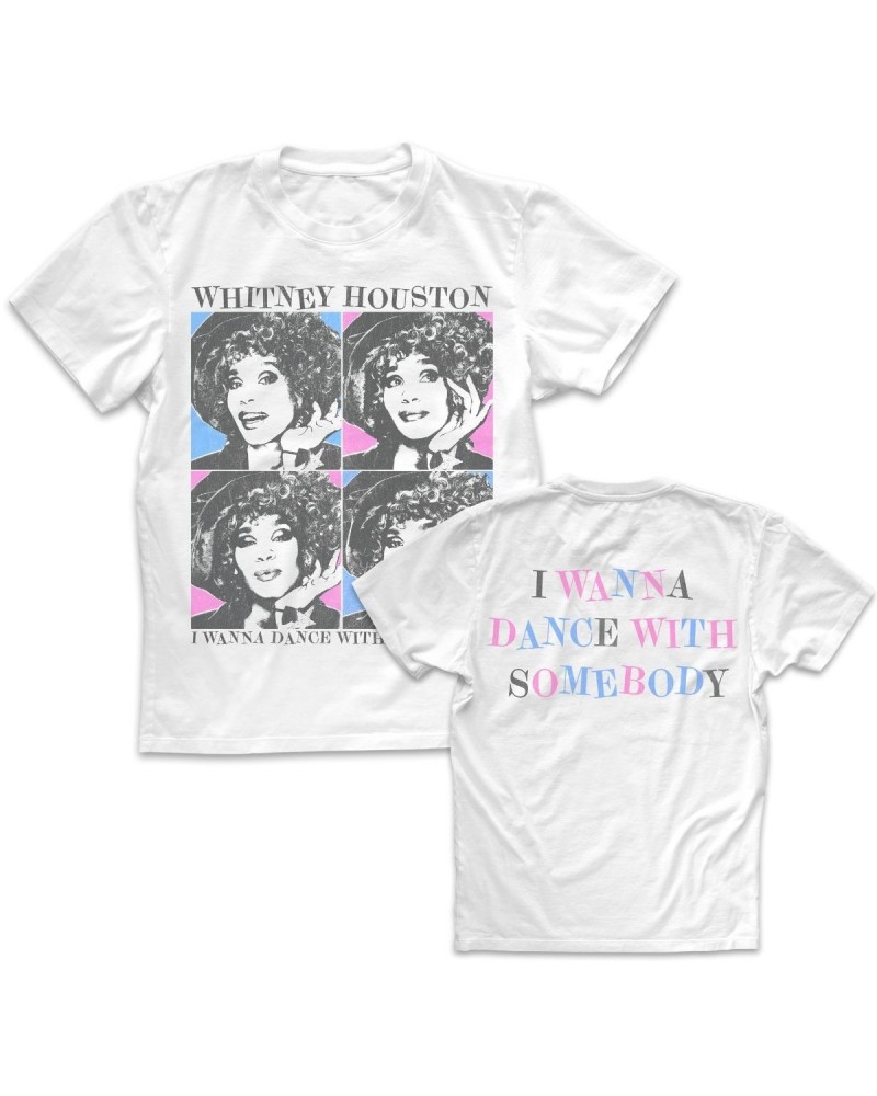 Whitney Houston Rainbow Pop Art T-Shirt $6.99 Shirts