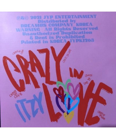 ITZY CRAZY IN LOVE: 1ST ALBUM CD $7.58 CD