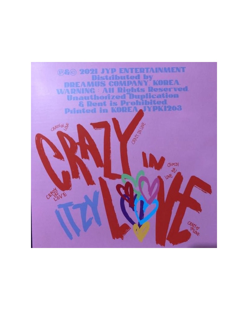 ITZY CRAZY IN LOVE: 1ST ALBUM CD $7.58 CD