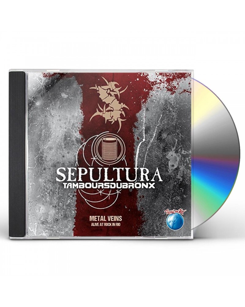 Sepultura & Les Tambours du Bronx METAL VEINS: ALIVE AT ROCK IN RIO CD $15.49 CD