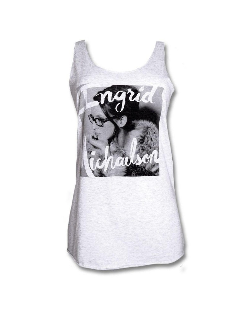 Ingrid Michaelson Portrait Jrs. Racerback Tank $8.59 Shirts