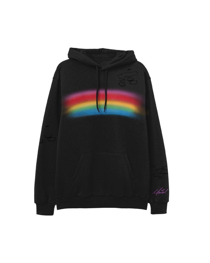 Mariah Carey Vintage Distressed Rainbow Airbrush Pullover Hoodie $11.17 Sweatshirts