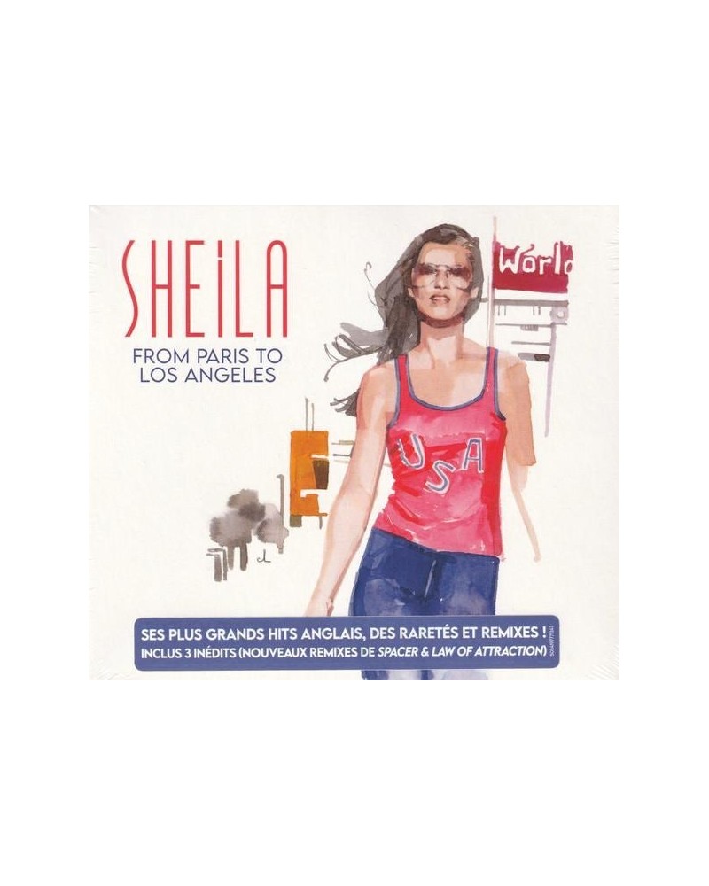 Sheila FROM PARIS TO L.A. - ENGLISH TRACKS COLLECTION CD $3.33 CD