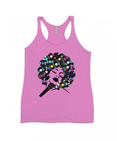 Music Life Colorful Racerback Tank | The Soul Of Vinyl Tank Top $14.63 Shirts