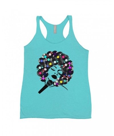 Music Life Colorful Racerback Tank | The Soul Of Vinyl Tank Top $14.63 Shirts