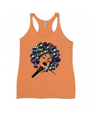 Music Life Colorful Racerback Tank | The Soul Of Vinyl Tank Top $14.63 Shirts