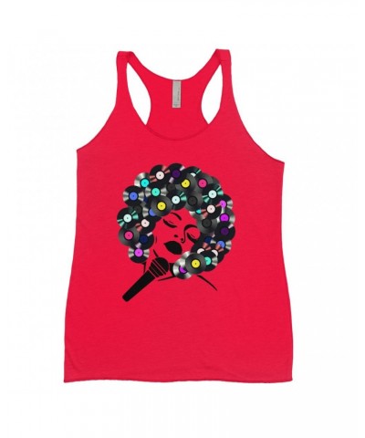 Music Life Colorful Racerback Tank | The Soul Of Vinyl Tank Top $14.63 Shirts