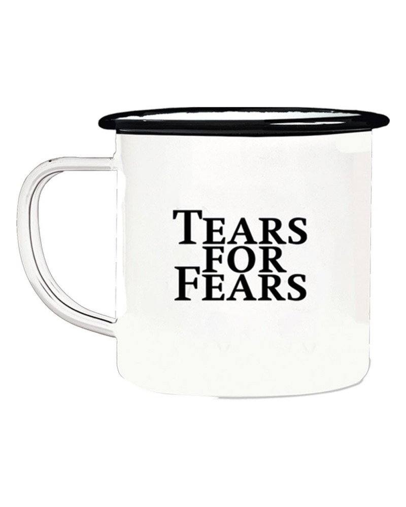 Tears For Fears LOVE YOU MORE ENAMEL WHITE MUG $6.81 Drinkware