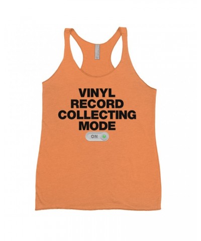 Music Life Colorful Racerback Tank | Vinyl Record Collecting Mode On Tank Top $5.27 Shirts