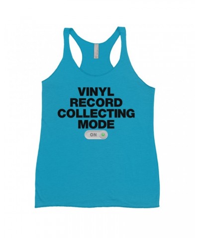 Music Life Colorful Racerback Tank | Vinyl Record Collecting Mode On Tank Top $5.27 Shirts