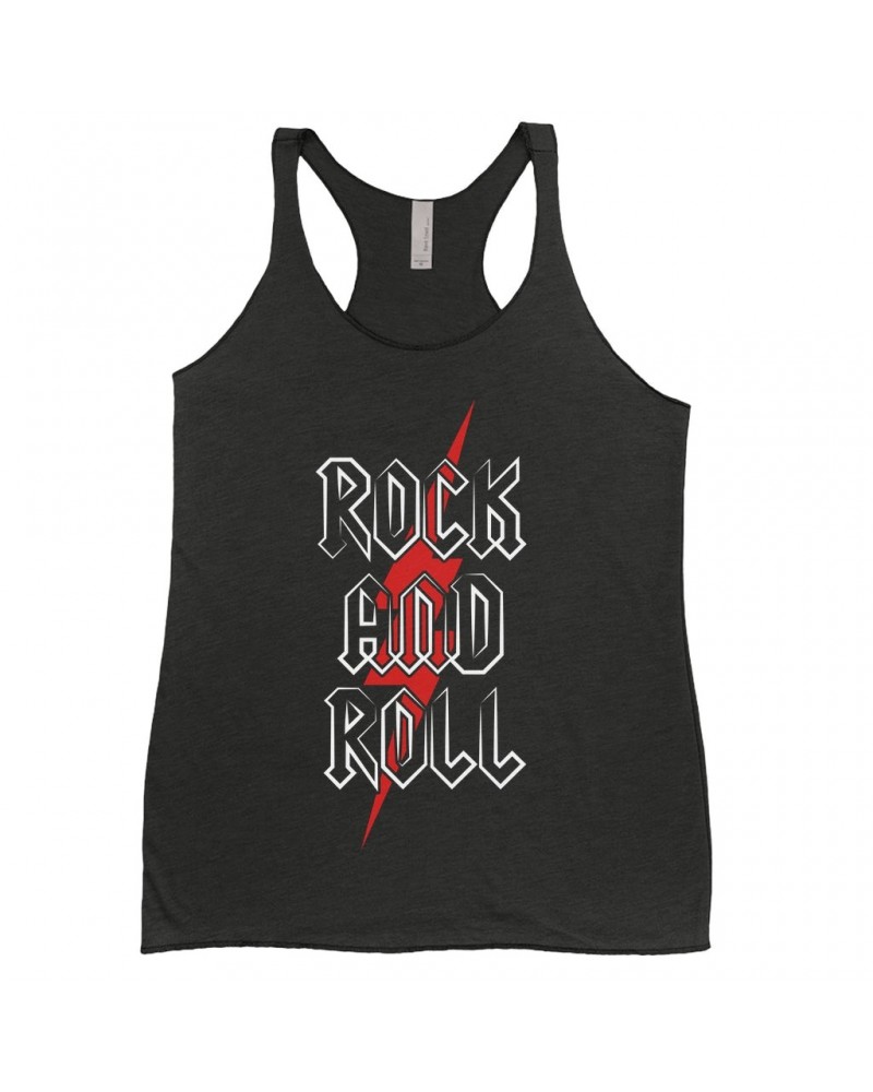 Music Life Ladies' Tank Top | Rock n' Roll Bolt Shirt $10.34 Shirts