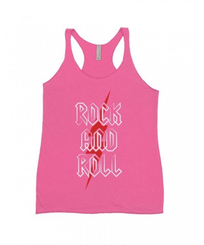 Music Life Ladies' Tank Top | Rock n' Roll Bolt Shirt $10.34 Shirts