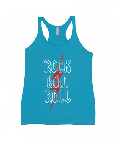 Music Life Ladies' Tank Top | Rock n' Roll Bolt Shirt $10.34 Shirts