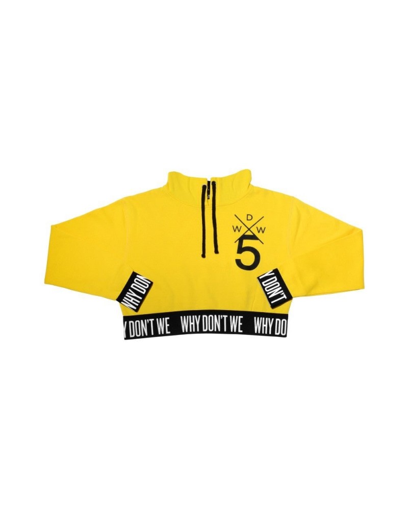 Why Don't We Crop Top Hoodie (Yellow) $12.75 Sweatshirts