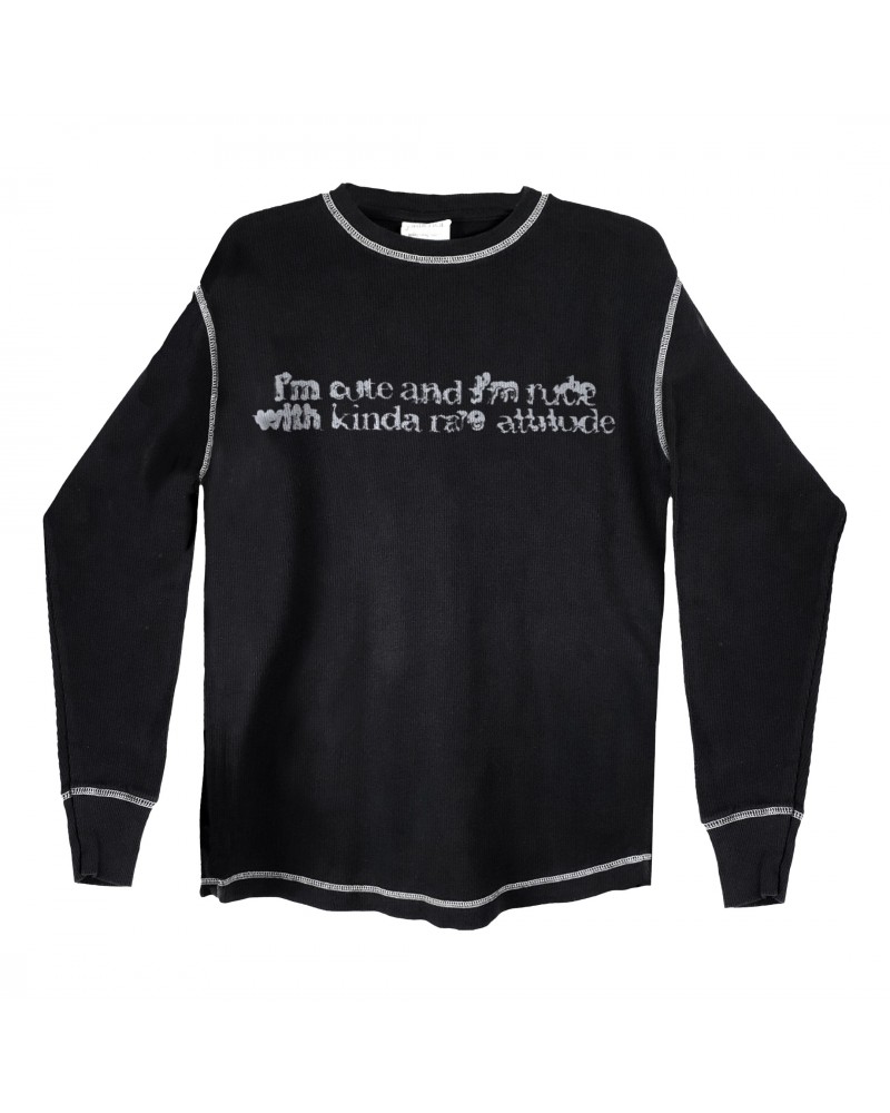 Charli XCX Cute & Rude Thermal Long Sleeve $7.97 Shirts