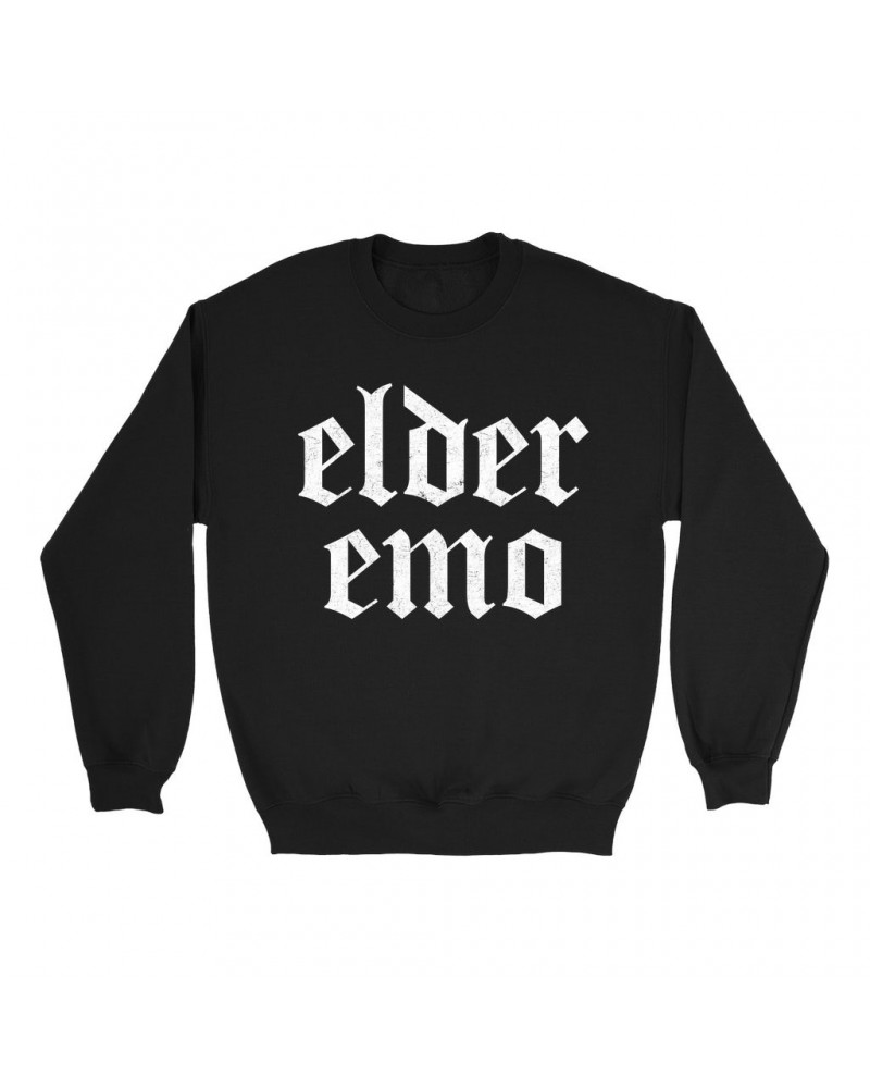 Music Life Sweatshirt | Elder Emo Sweatshirt $12.59 Sweatshirts