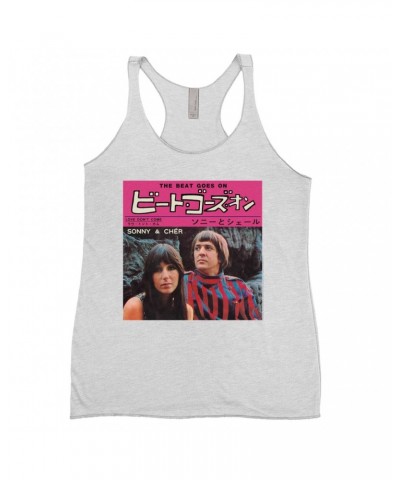 Sonny & Cher Ladies' Tank Top | The Beat Goes On Japan Album Shirt $10.49 Shirts