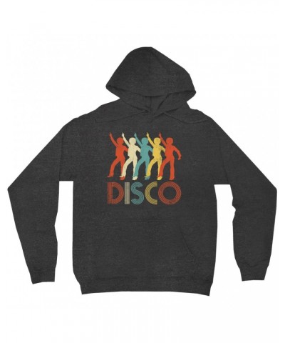 Music Life Hoodie | Colorful Disco Design Distressed Hoodie $14.24 Sweatshirts