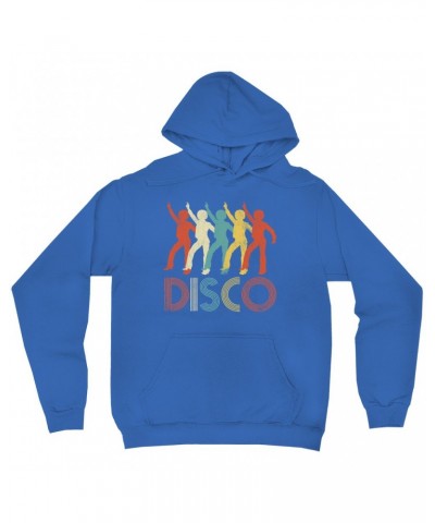 Music Life Hoodie | Colorful Disco Design Distressed Hoodie $14.24 Sweatshirts