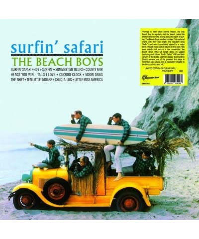 The Beach Boys SURFIN SAFARI Vinyl Record $8.40 Vinyl