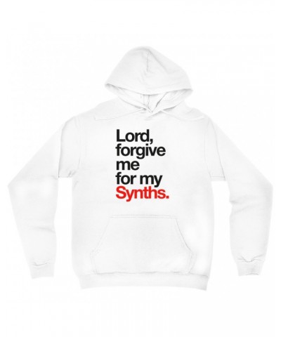 Music Life Hoodie | Forgive Me For My Synths Hoodie $6.44 Sweatshirts