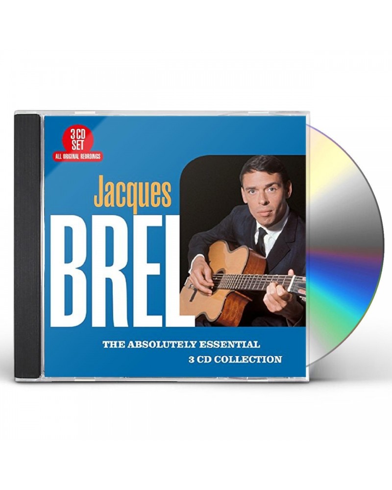 Jacques Brel ABSOLUTELY ESSENTIAL 3 CD COLLECTION CD $11.23 CD