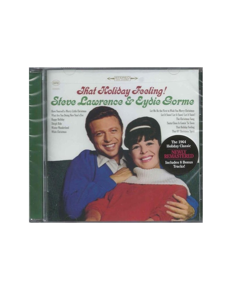 Steve Lawrence & Eydie Gorme THAT HOLIDAY FEELING! (EXPANDED & REMASTERED EDITION) CD $9.00 CD