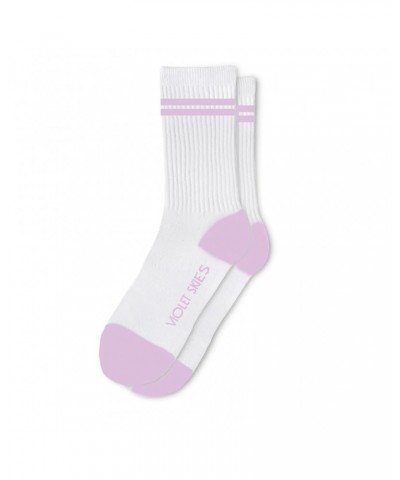 Violet Skies Logo Socks $6.75 Footware