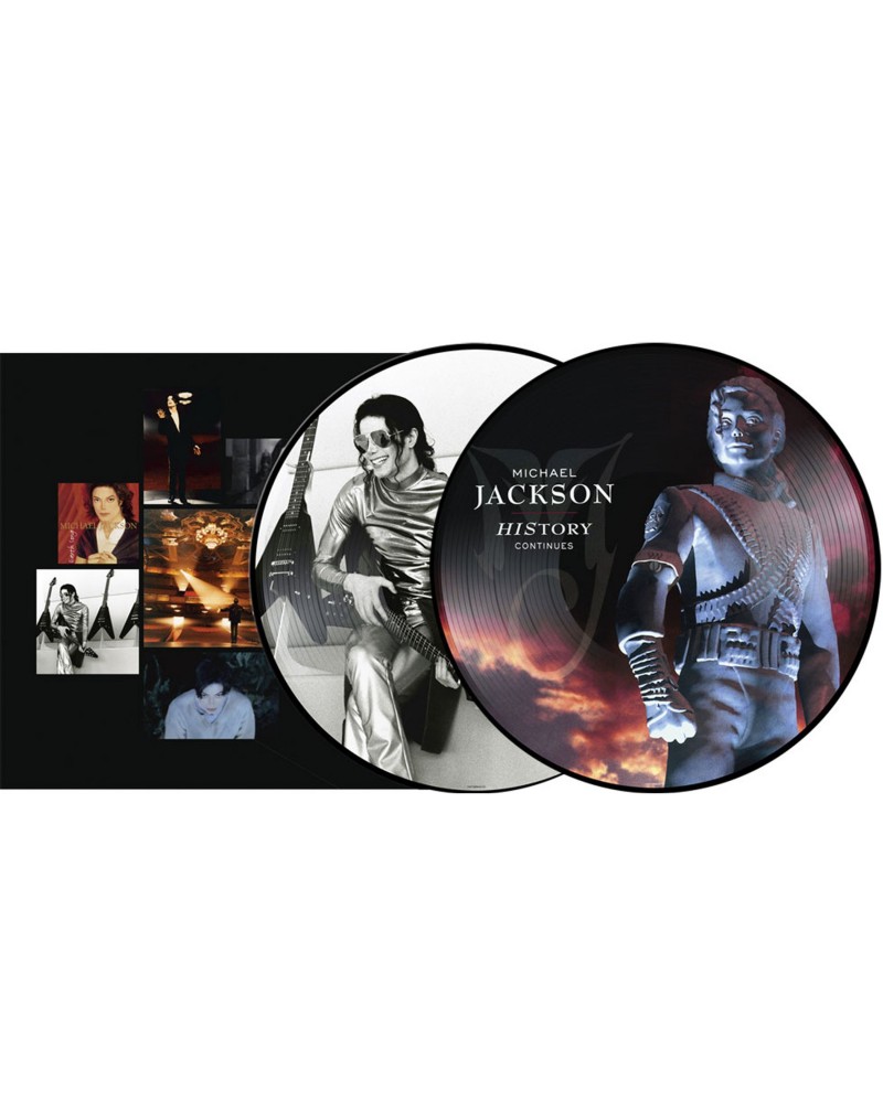 Michael Jackson "History Continues" 2xLP Picture Disc Vinyl $7.47 Vinyl