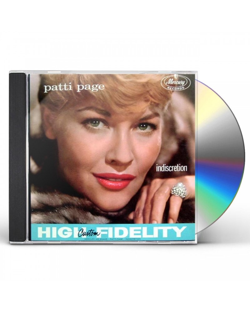 Patti Page INDISCRETION CD $11.52 CD