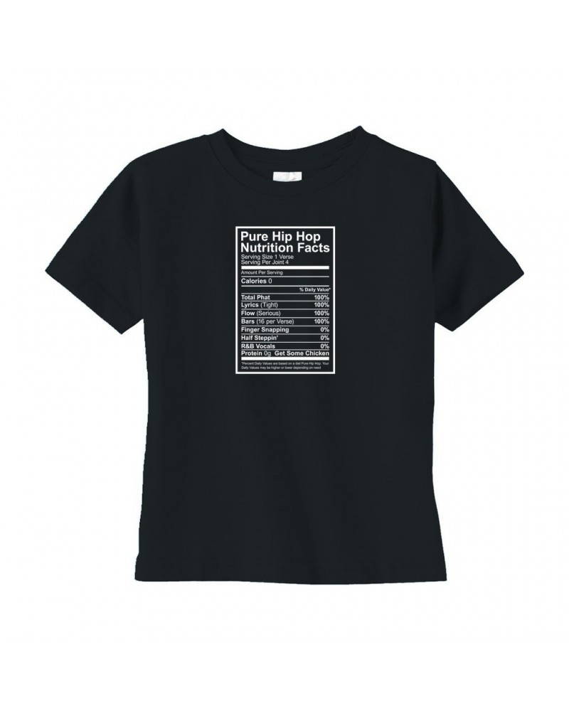 Music Life Toddler T-shirt | Hip Hop Nutrition Facts Toddler Tee $7.13 Shirts