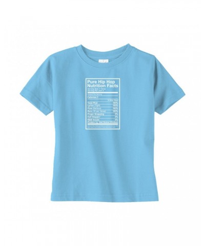 Music Life Toddler T-shirt | Hip Hop Nutrition Facts Toddler Tee $7.13 Shirts