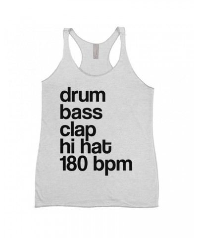 Music Life Ladies' Tank Top | Drum Bass Clap Shirt $6.74 Shirts