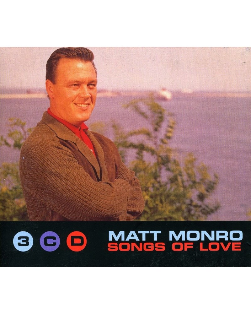 Matt Monro SONGS OF LOVE (3 CD BOX SET) $19.99 CD