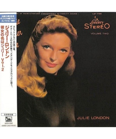 Julie London JULIE IS HER NAME VOL 2 CD $8.31 CD