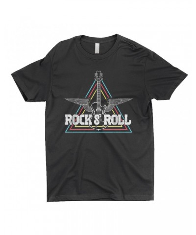 Music Life T-Shirt | Flying Guitar Rock n' Roll Shirt $8.09 Shirts