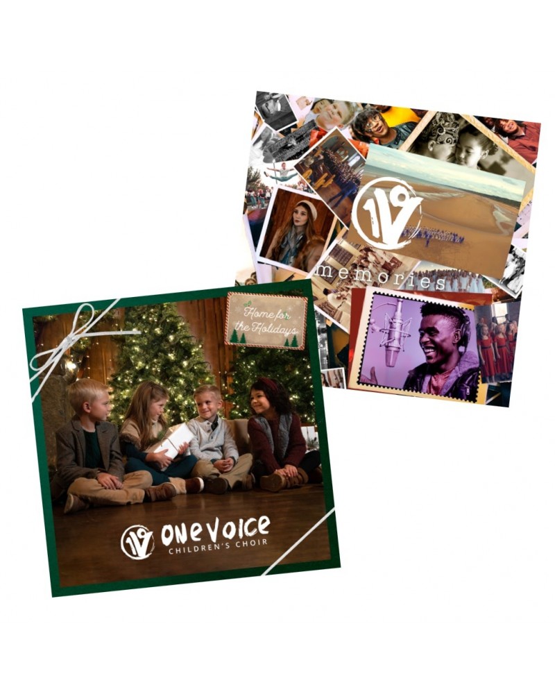 One Voice Children's Choir 2-Pack CD Bundle: HOME FOR THE HOLIDAYS + MEMORIES $7.81 CD