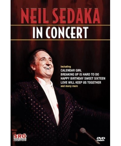 Neil Sedaka IN CONCERT DVD $7.21 Videos