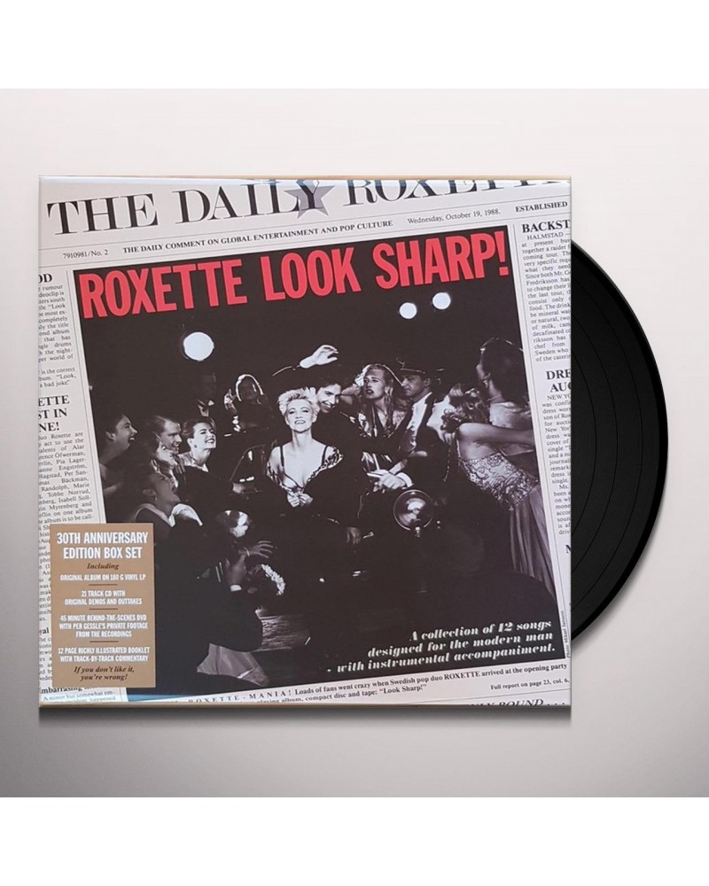 Roxette LOOK SHARP 30TH ANNIVERSARY EDITION Vinyl Record $8.16 Vinyl