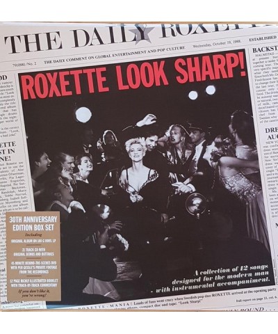 Roxette LOOK SHARP 30TH ANNIVERSARY EDITION Vinyl Record $8.16 Vinyl