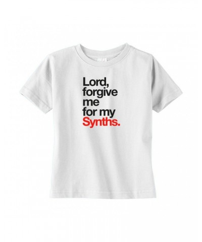 Music Life Toddler T-shirt | Forgive Me For My Synths Toddler Tee $6.57 Shirts