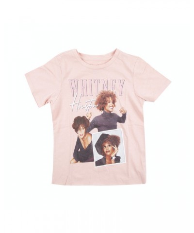 Whitney Houston Whitney Photographs Juniors Pink T-shirt $12.97 Shirts