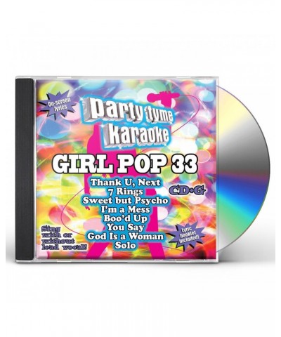 Party Tyme Karaoke Girl Pop 33 (8+8-song CD+G) CD $12.54 CD