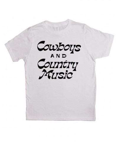 Music Life Kids T-Shirt | Cowboys And Country Music Kids Shirt $8.92 Kids