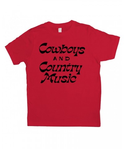 Music Life Kids T-Shirt | Cowboys And Country Music Kids Shirt $8.92 Kids