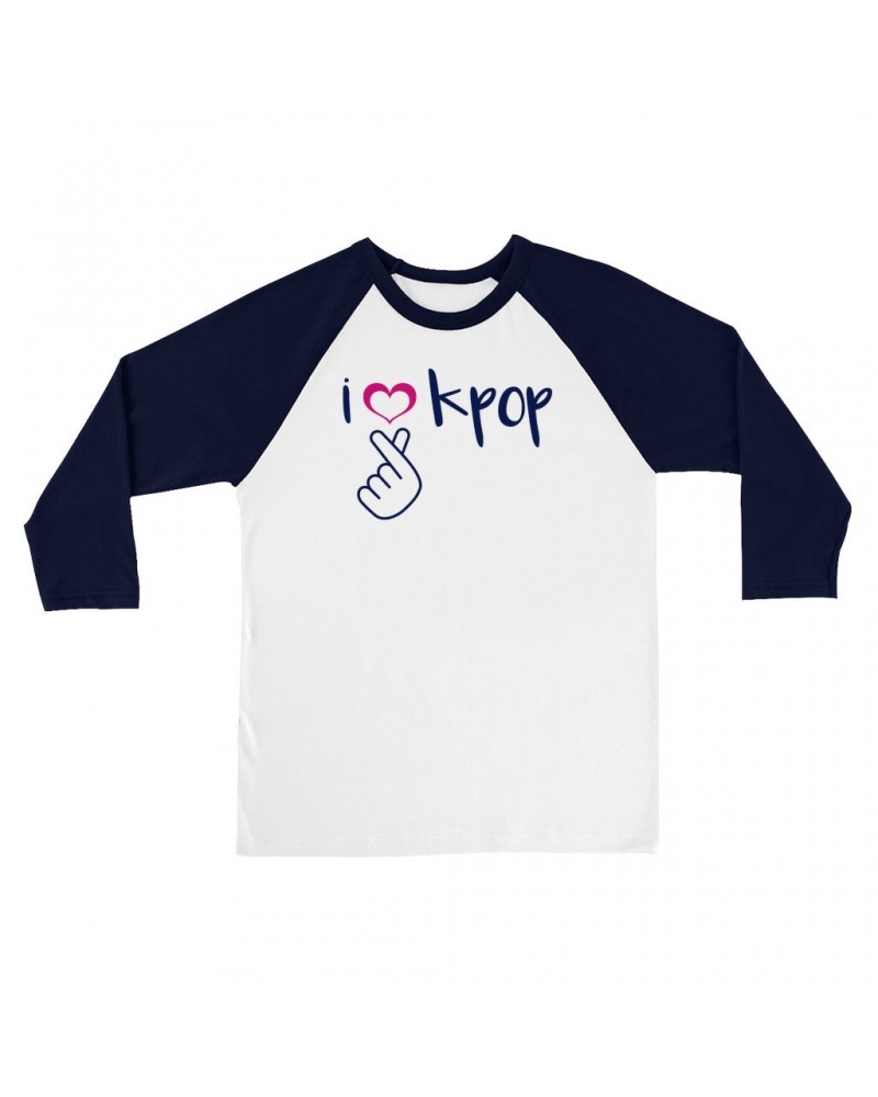 Music Life 3/4 Sleeve Baseball Tee | I Heart Kpop Shirt $5.00 Shirts