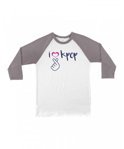 Music Life 3/4 Sleeve Baseball Tee | I Heart Kpop Shirt $5.00 Shirts