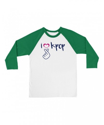 Music Life 3/4 Sleeve Baseball Tee | I Heart Kpop Shirt $5.00 Shirts